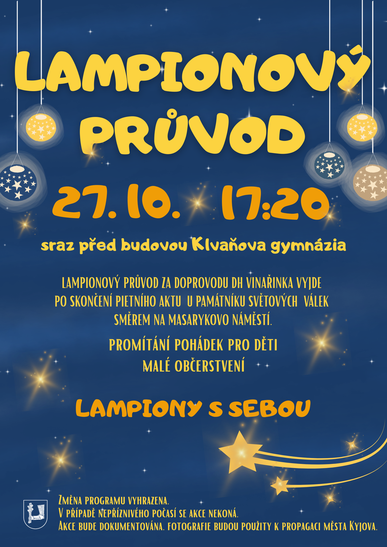 Zveme vás na Vzpomínkové shromáždění ke 108. výročí vzniku Československé republiky.