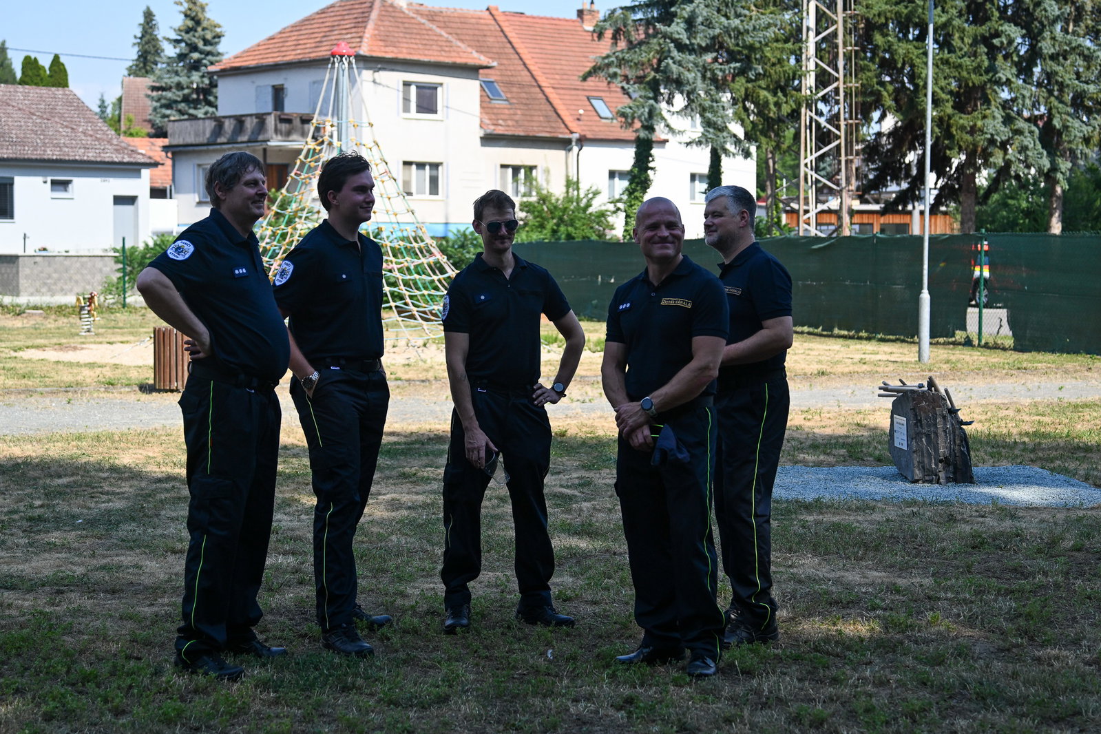 Položení a posvěcení základního kamene nové hasičské zbrojnice