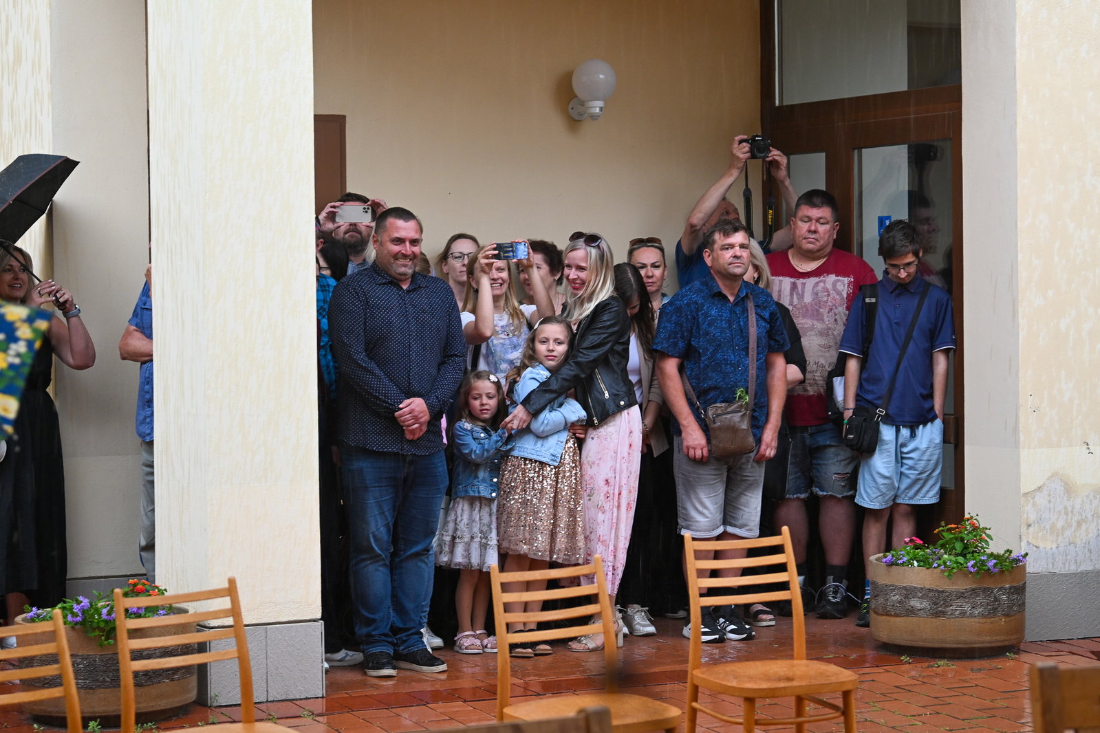 Vernisáž výstavy obrazů Jarní školy folklorního malování ve Skoronicích