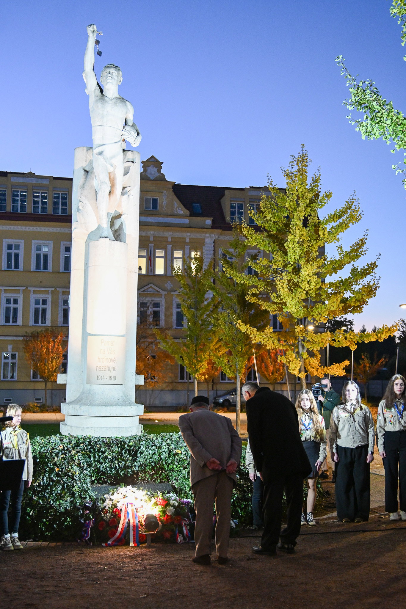 Vzpomínkové shromáždění ke 108. výročí vzniku Československé republiky 