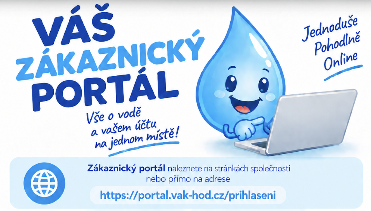 VAK Hodonín informuje o online zákaznickém portále