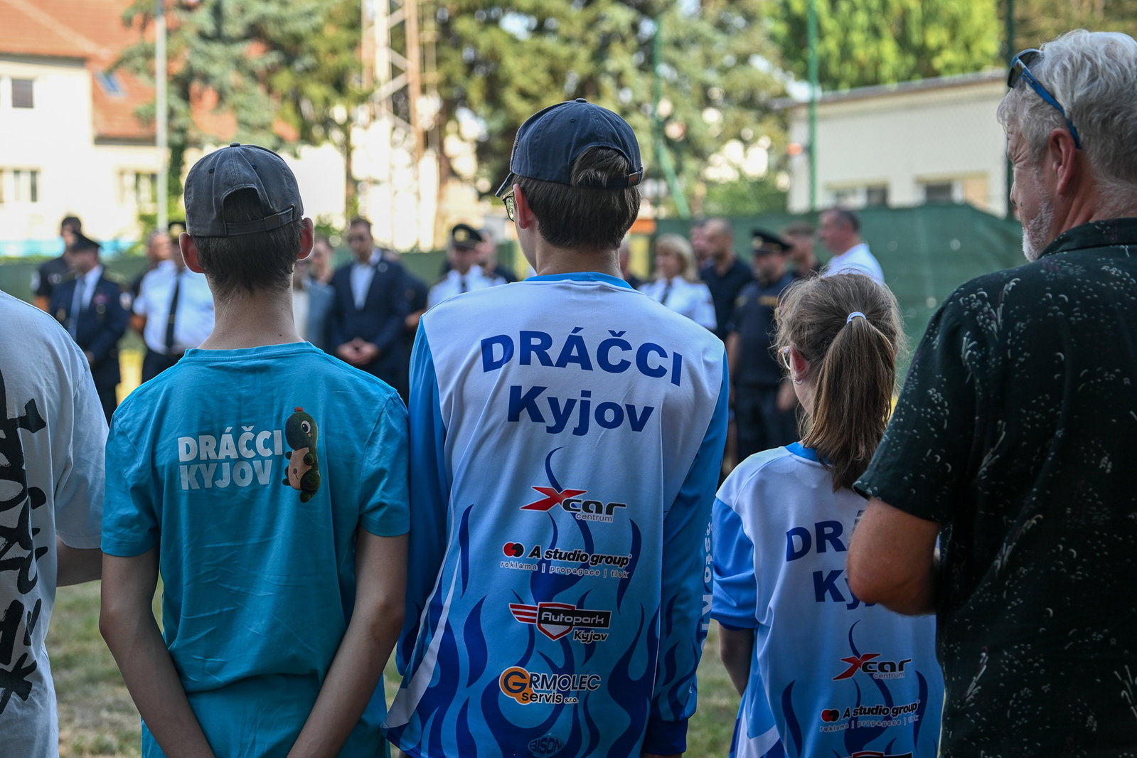 Položení a posvěcení základního kamene nové hasičské zbrojnice
