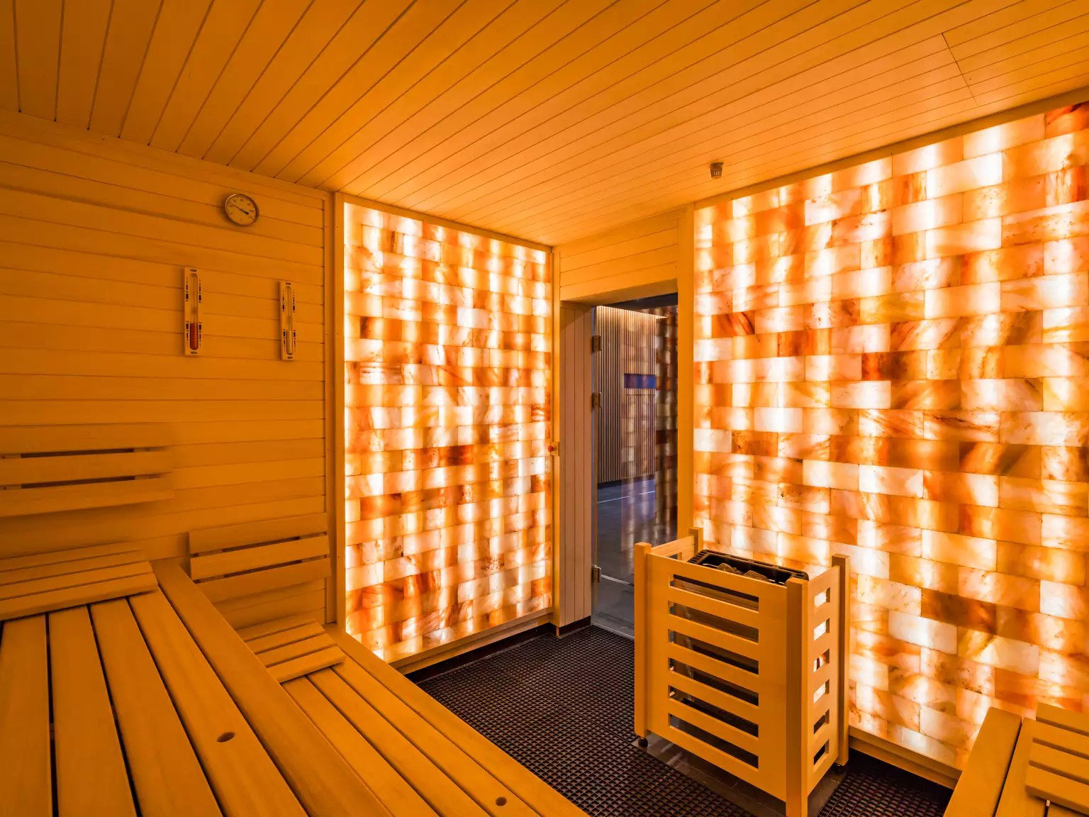 Solná sauna v Aqua v parku Kyjov