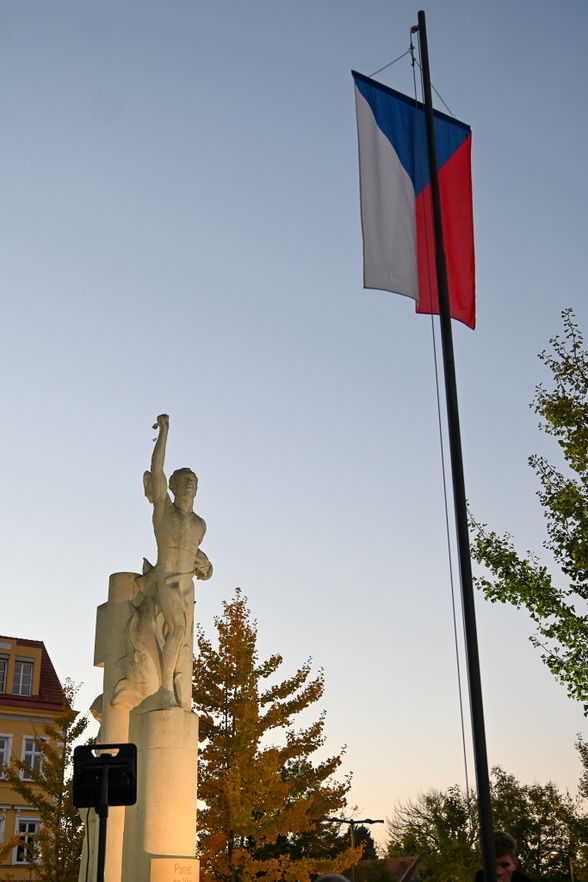 Vzpomínkové shromáždění ke 108. výročí vzniku Československé republiky