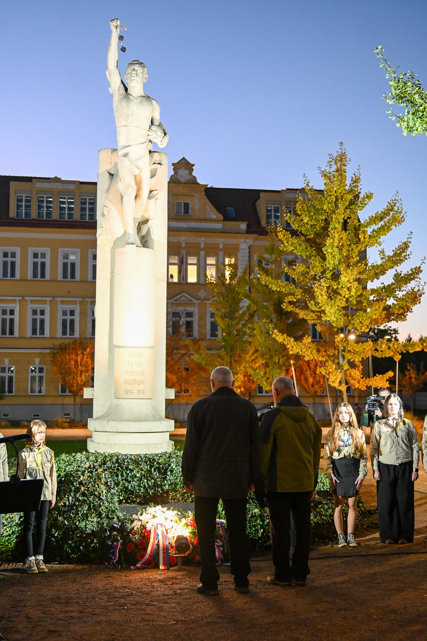 Vzpomínkové shromáždění ke 108. výročí vzniku Československé republiky 