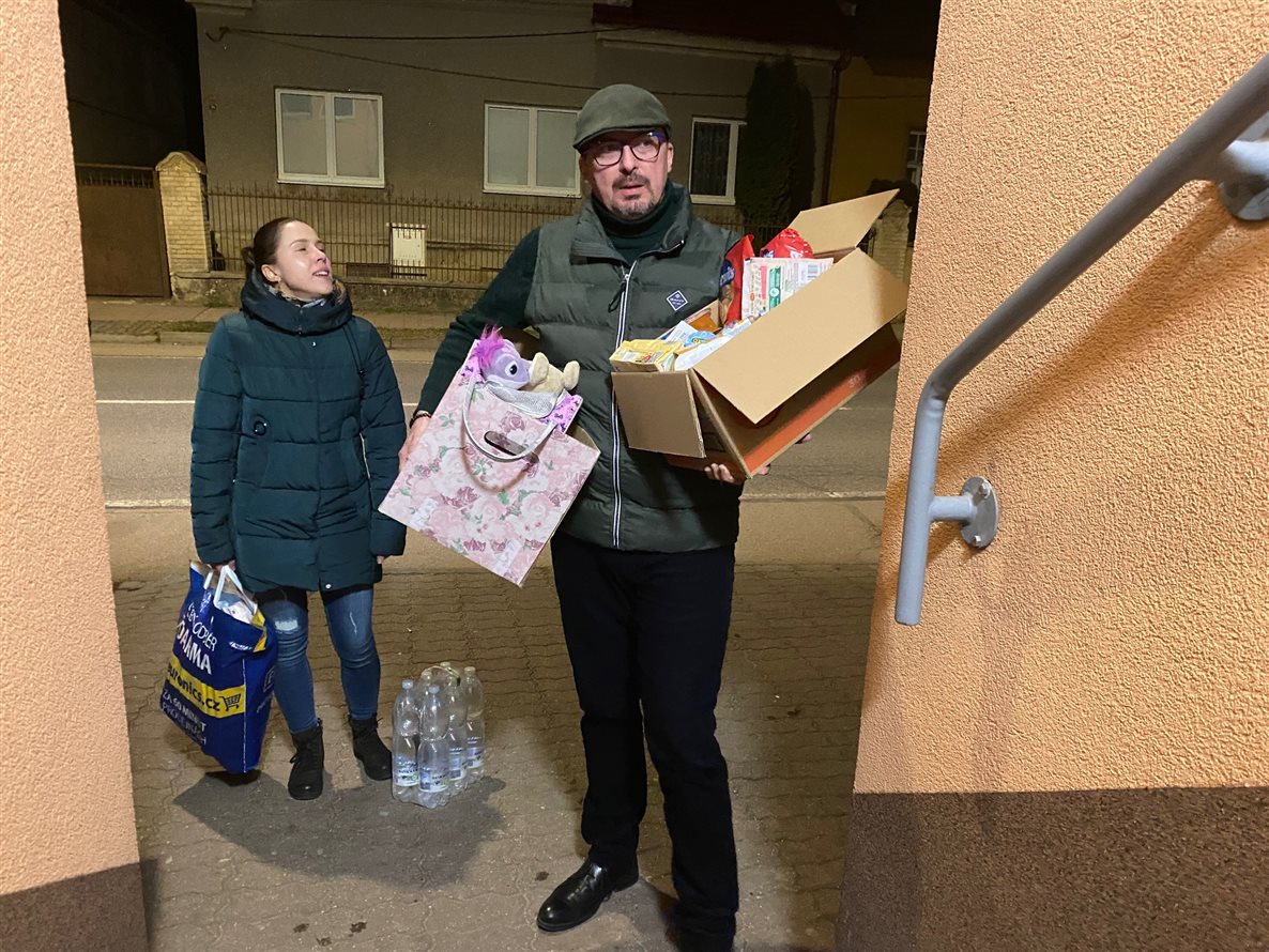 Do Kyjova přijeli lidi z Ukrajiny