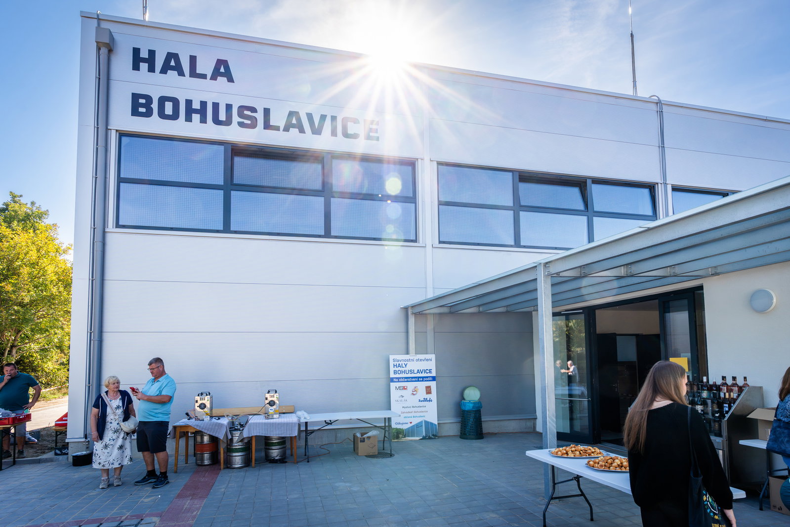 Slavnostní otevření sportovní haly v Bohuslavicích