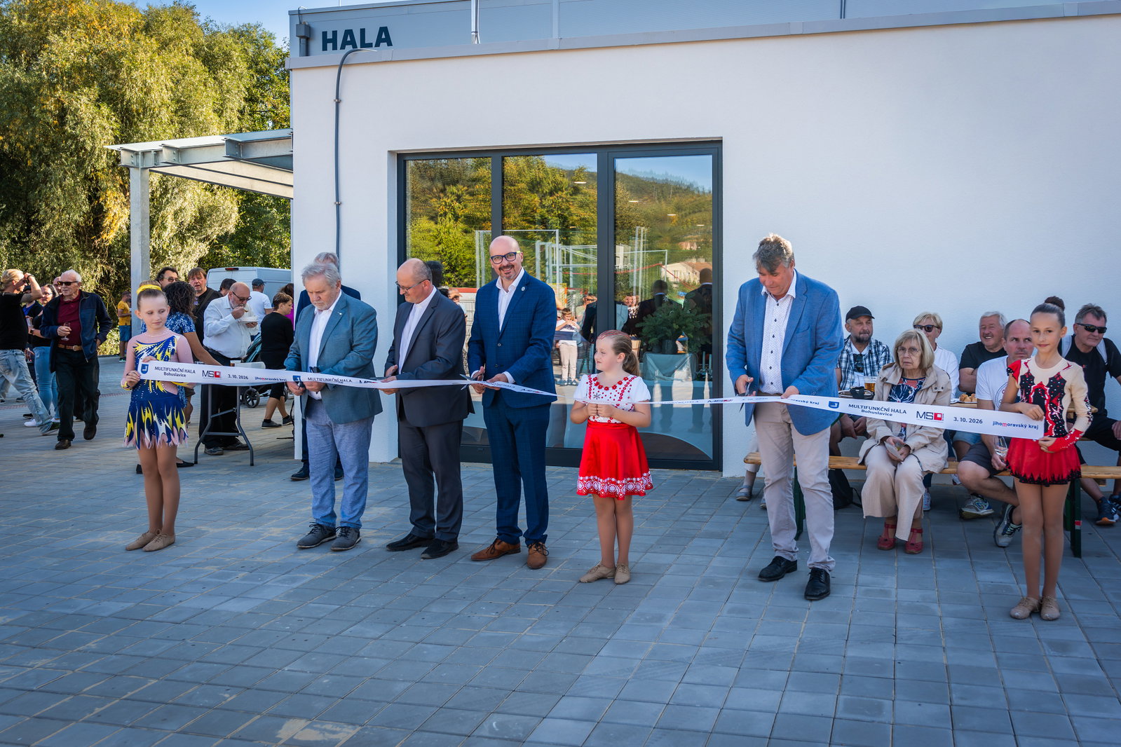 Slavnostní otevření sportovní haly v Bohuslavicích