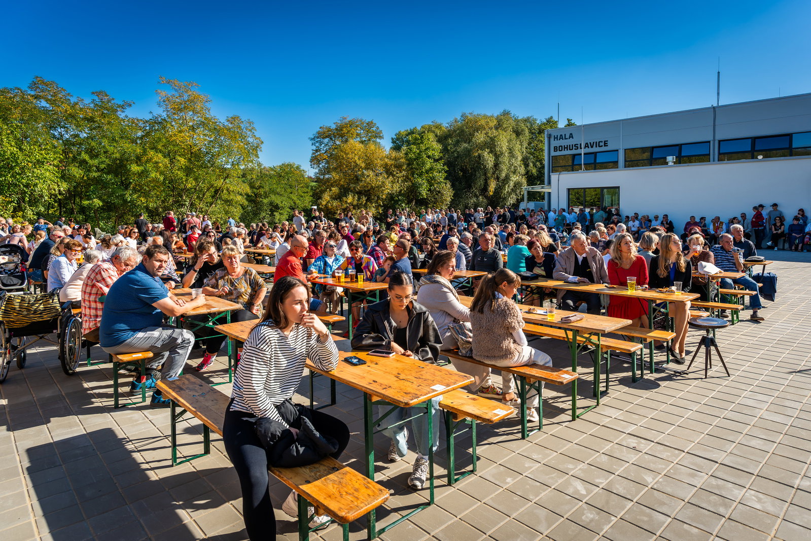 Slavnostní otevření sportovní haly v Bohuslavicích