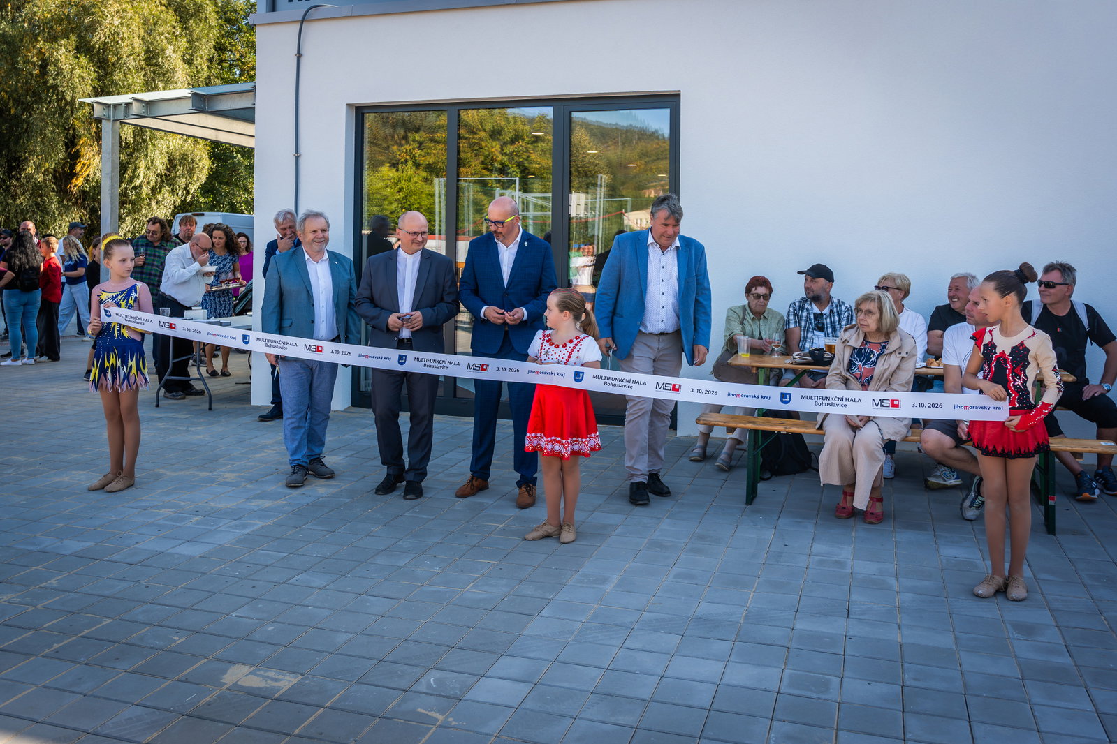 Slavnostní otevření sportovní haly v Bohuslavicích