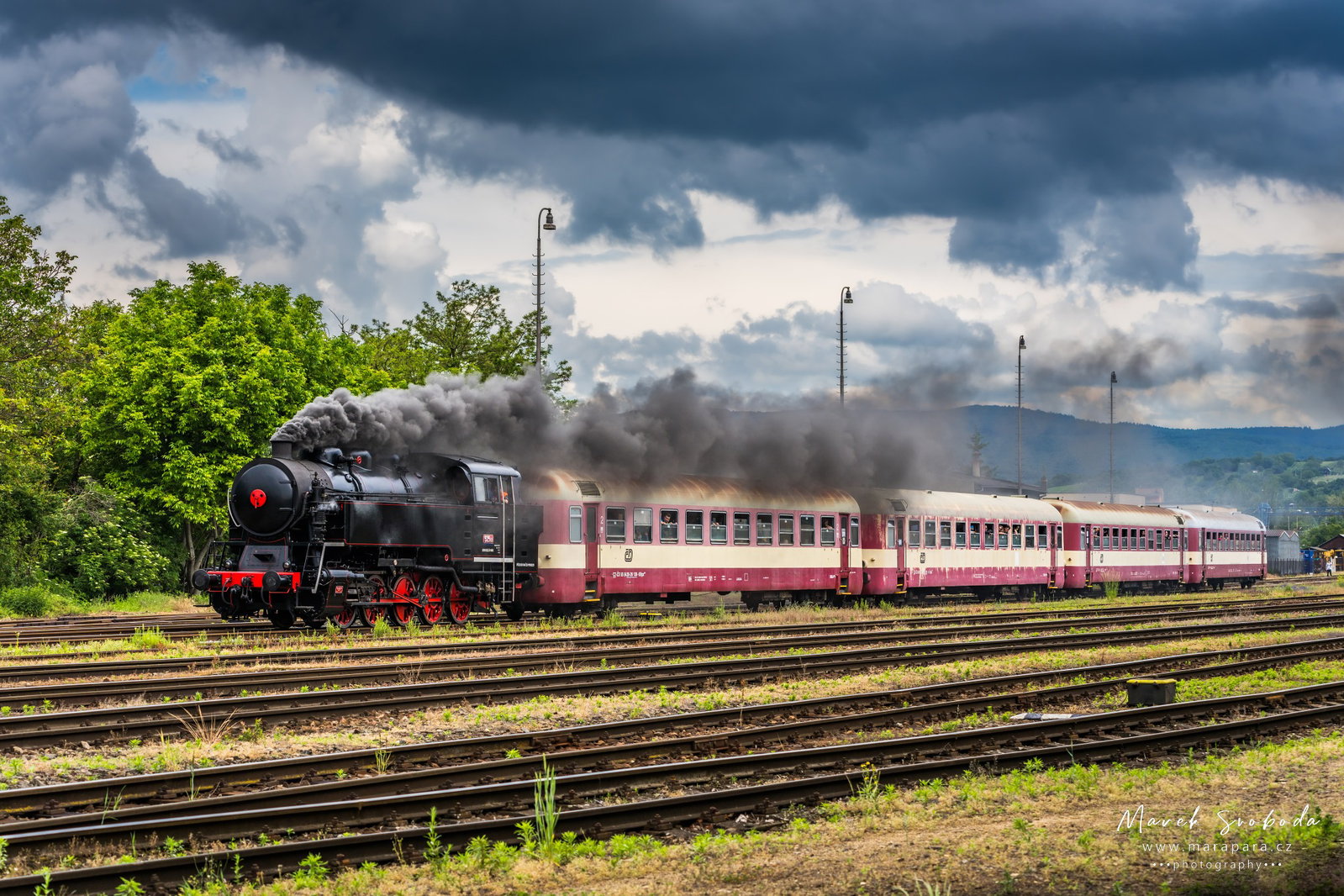 Parní lokomotiva. Foto: Marek Svoboda