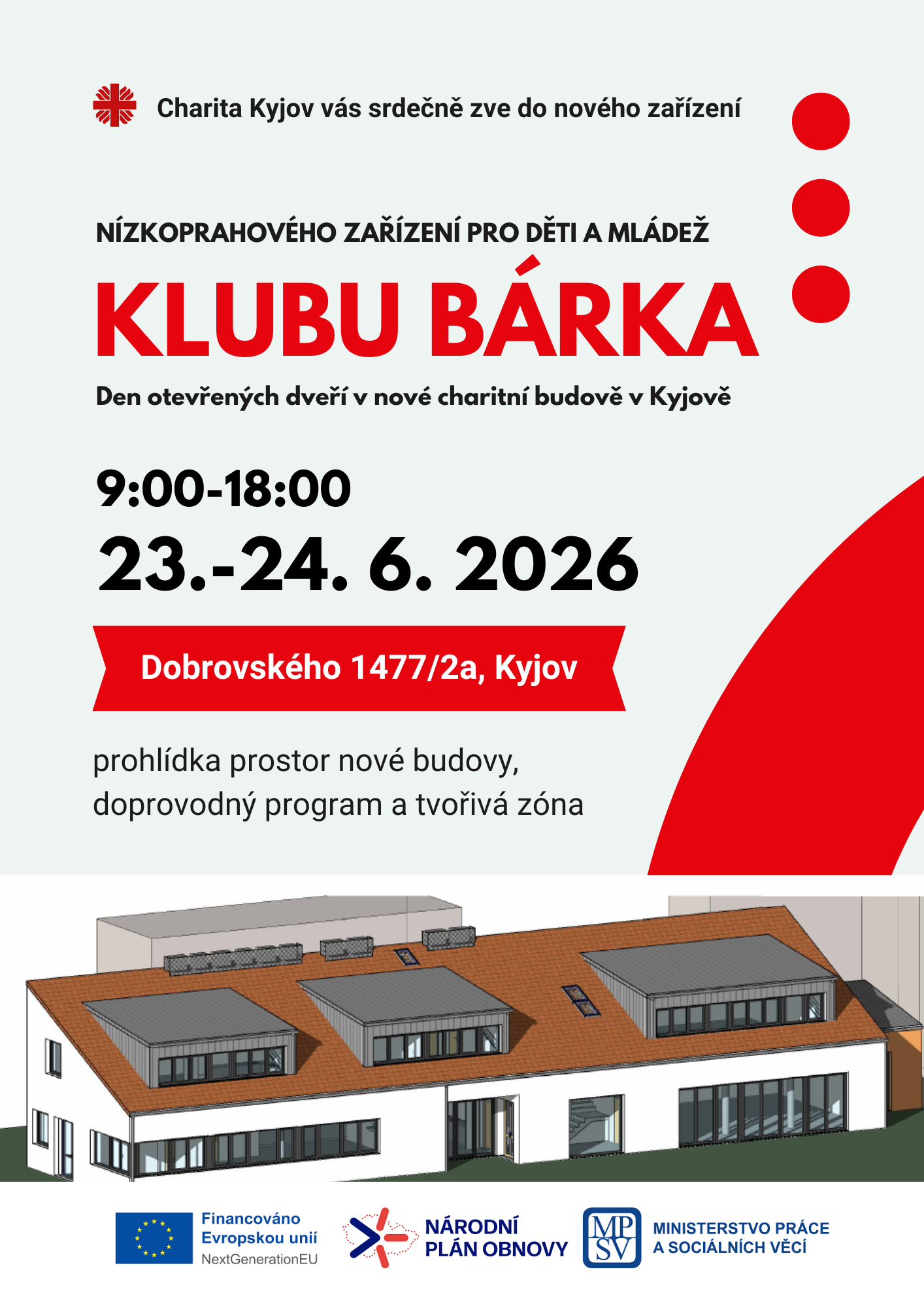 Den otevřených dveří Klub Bárka