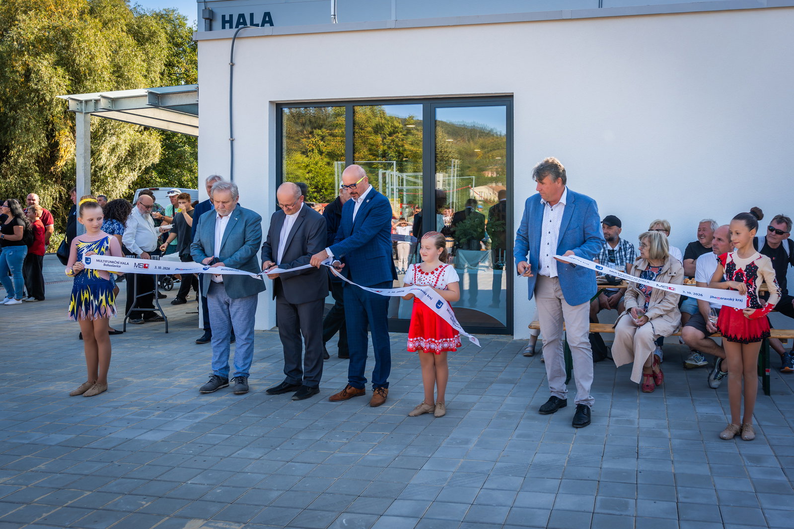 Slavnostní otevření sportovní haly v Bohuslavicích