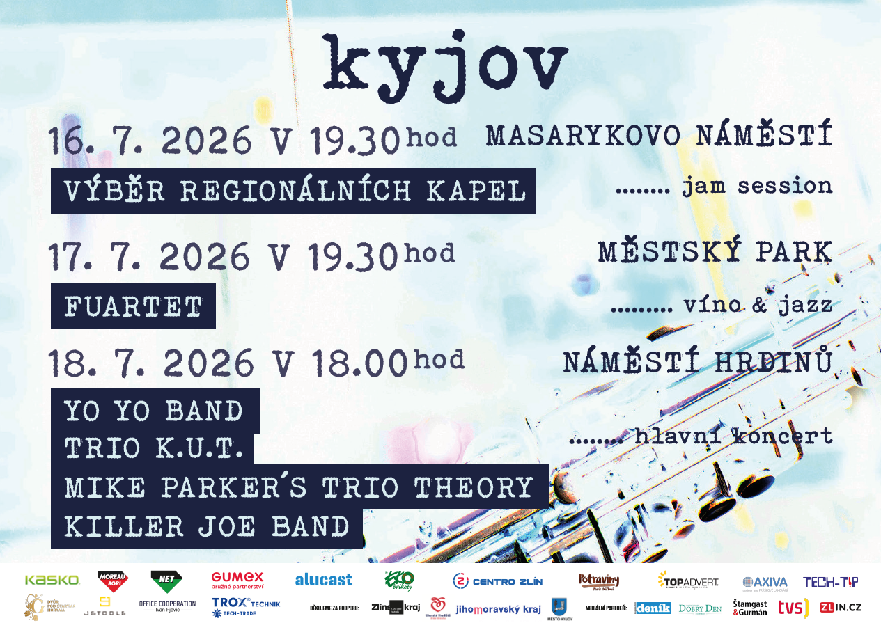 Kyjov bude v červenci znít jazzem