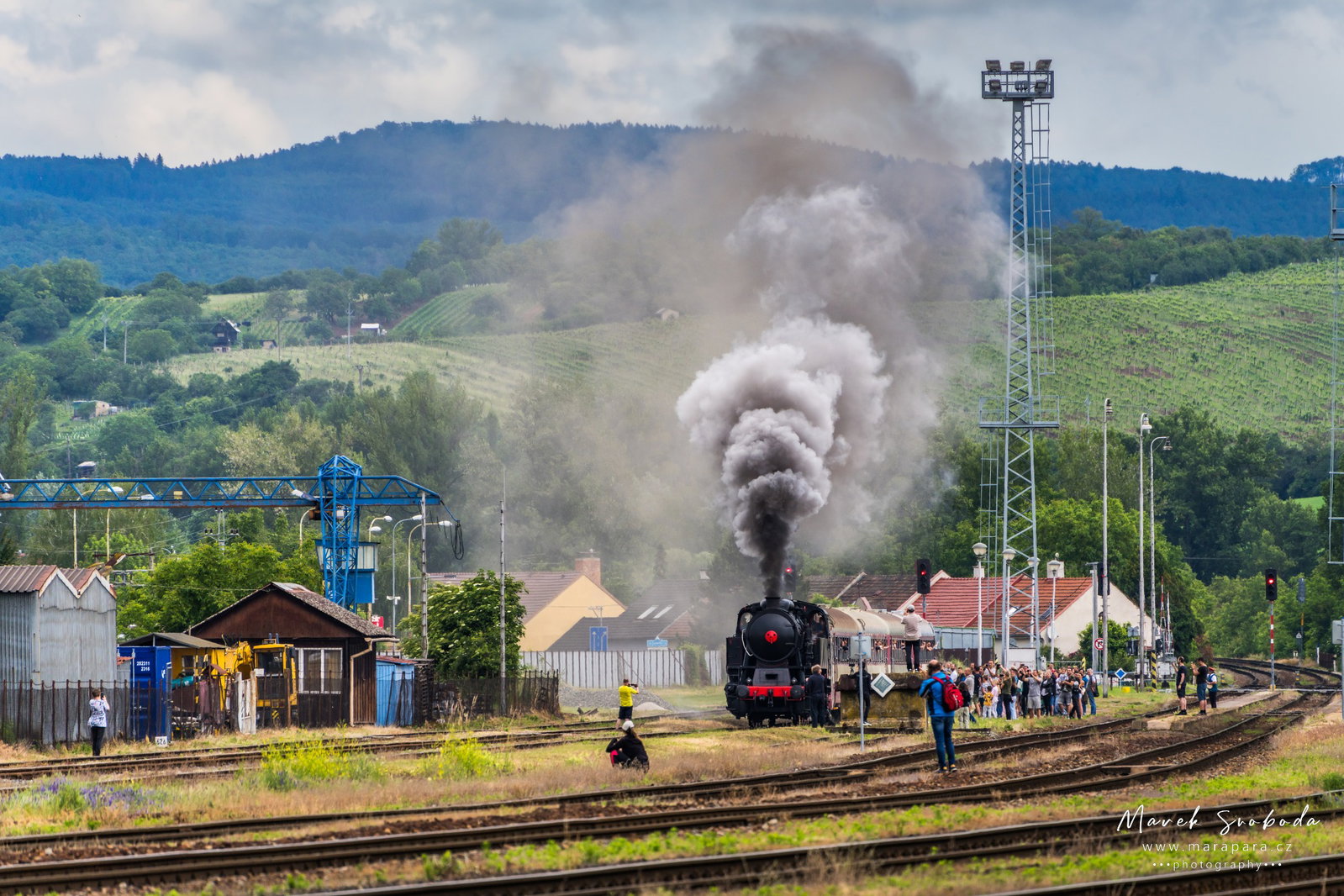 Parní lokomotiva. Foto: Marek Svoboda