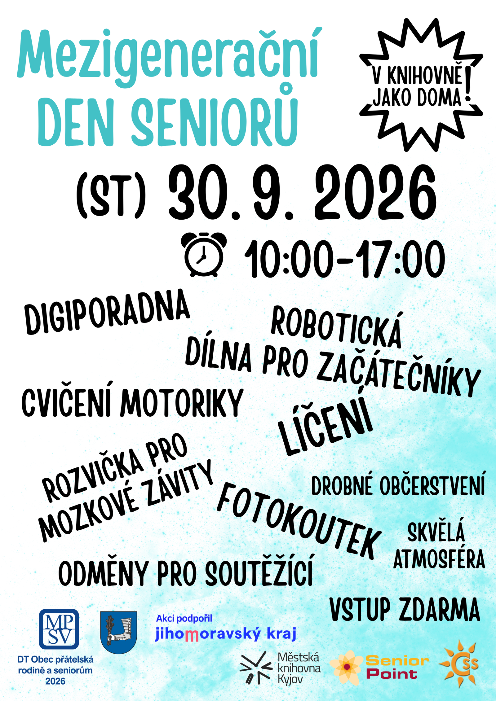 Plakát Den seniorů 2026
