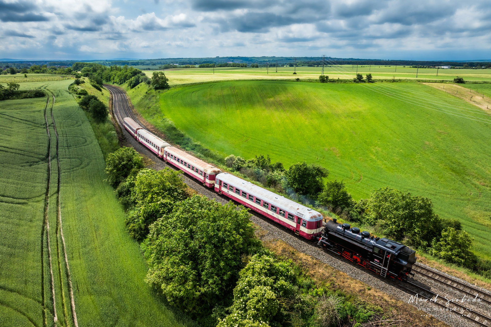 Parní lokomotiva. Foto: Marek Svoboda