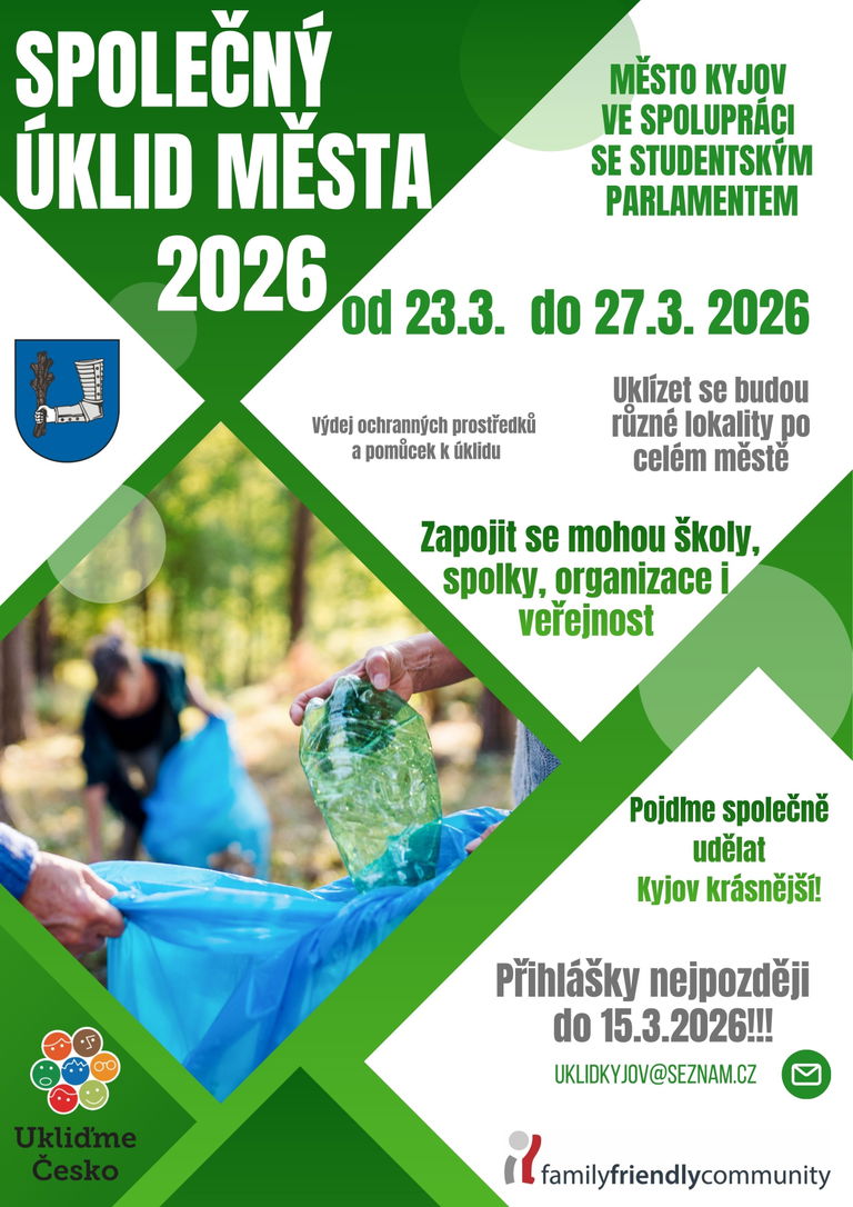 Úklid Kyjova 2026