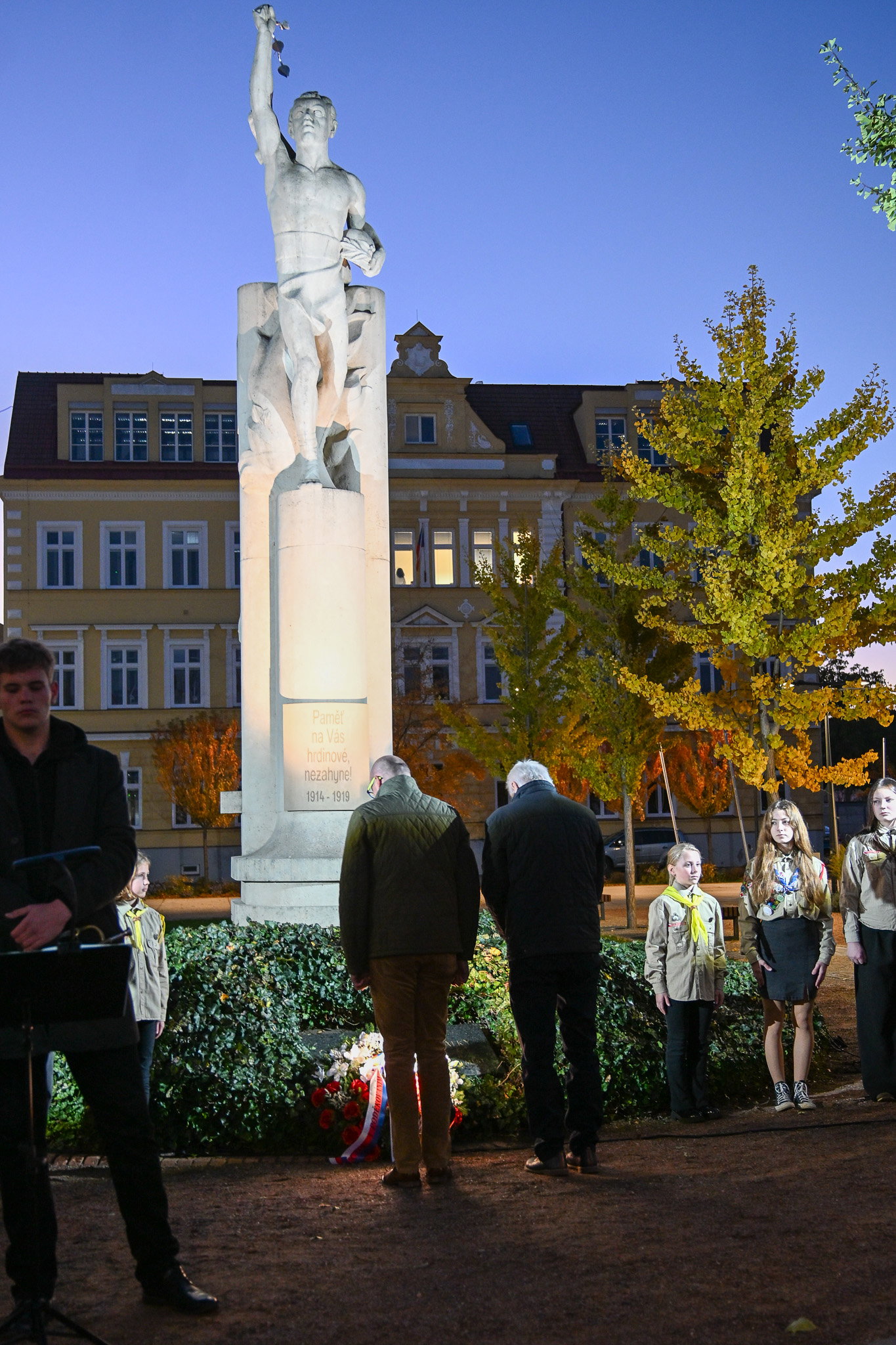 Vzpomínkové shromáždění ke 108. výročí vzniku Československé republiky 