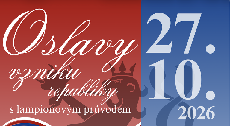 Zveme vás na Vzpomínkové shromáždění ke 108. výročí vzniku Československé republiky.