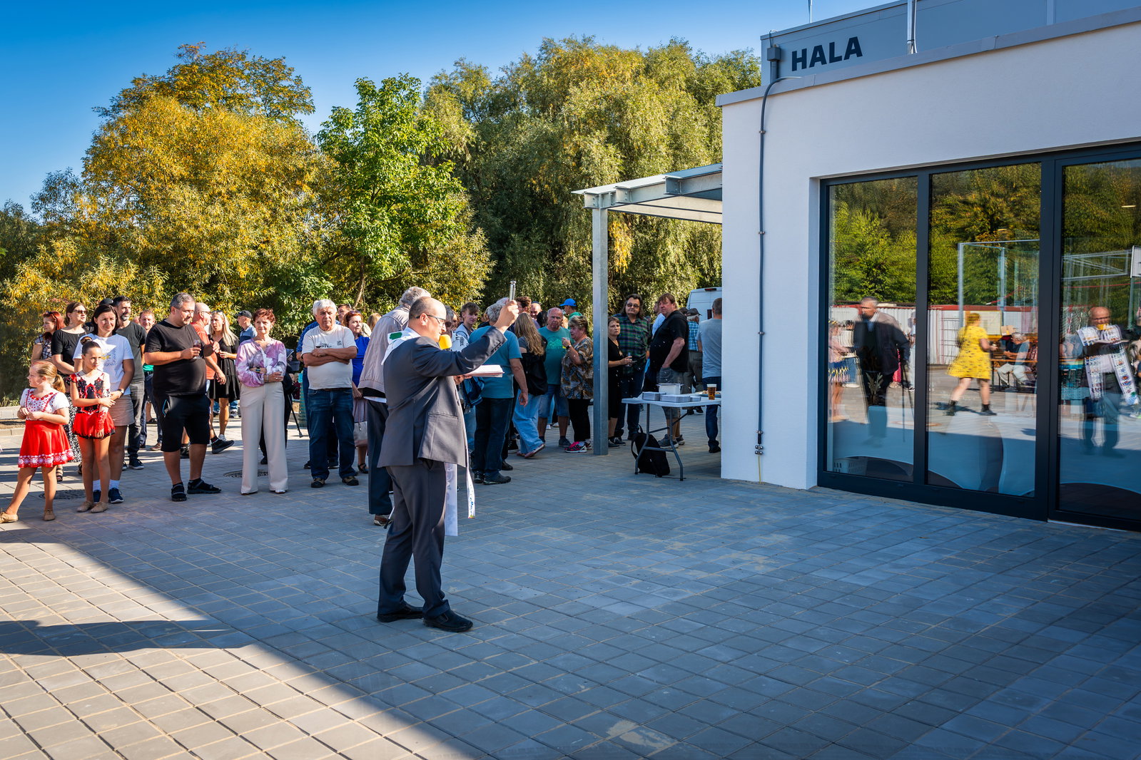 Slavnostní otevření sportovní haly v Bohuslavicích