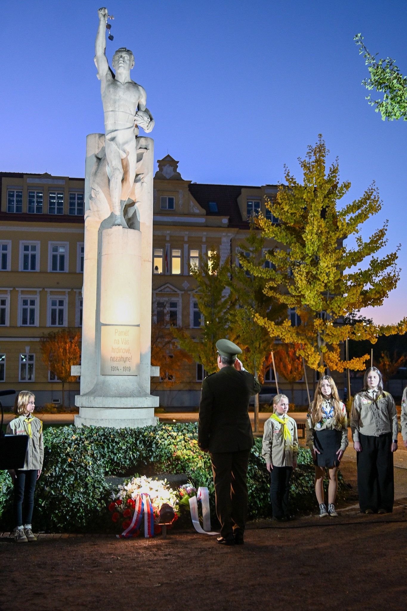 Vzpomínkové shromáždění ke 108. výročí vzniku Československé republiky 