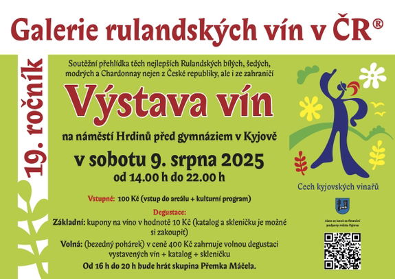Plakát galerie rulandských vín 2025 ver3