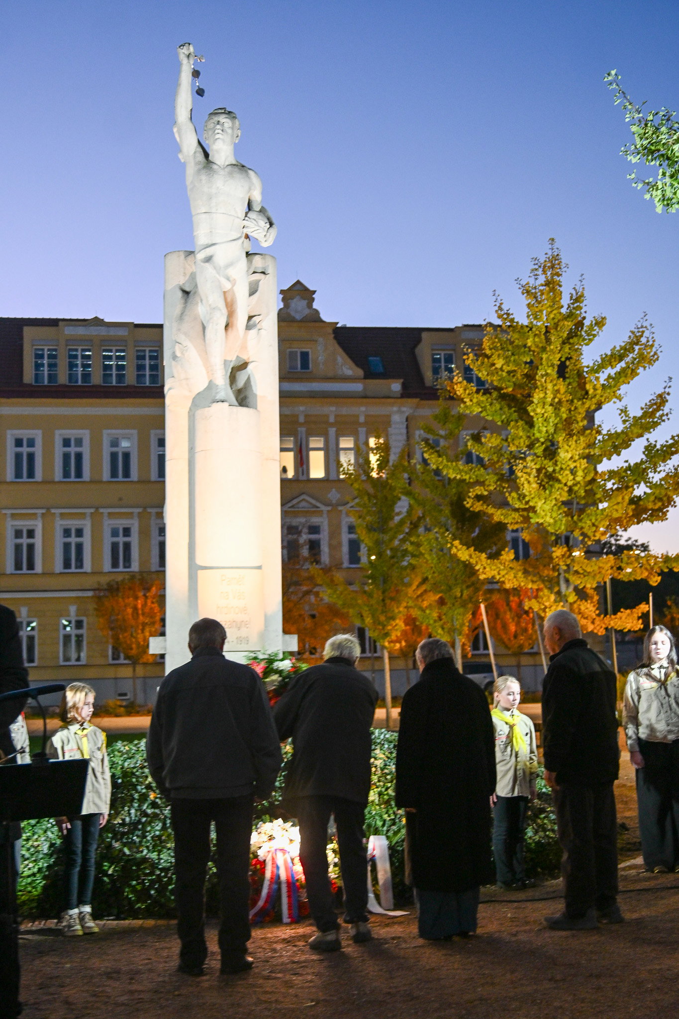Vzpomínkové shromáždění ke 108. výročí vzniku Československé republiky 