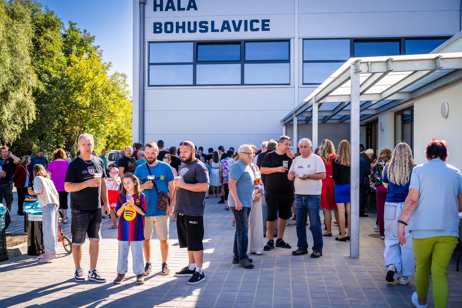 Slavnostní otevření sportovní haly v Bohuslavicích