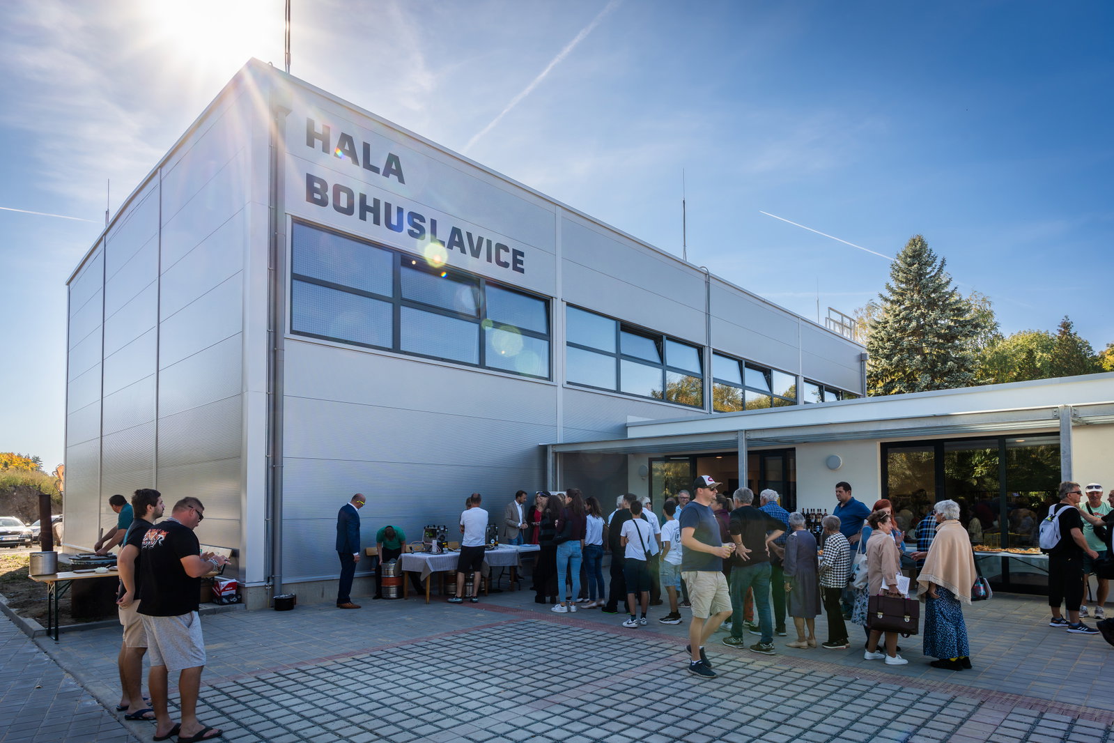 Slavnostní otevření sportovní haly v Bohuslavicích