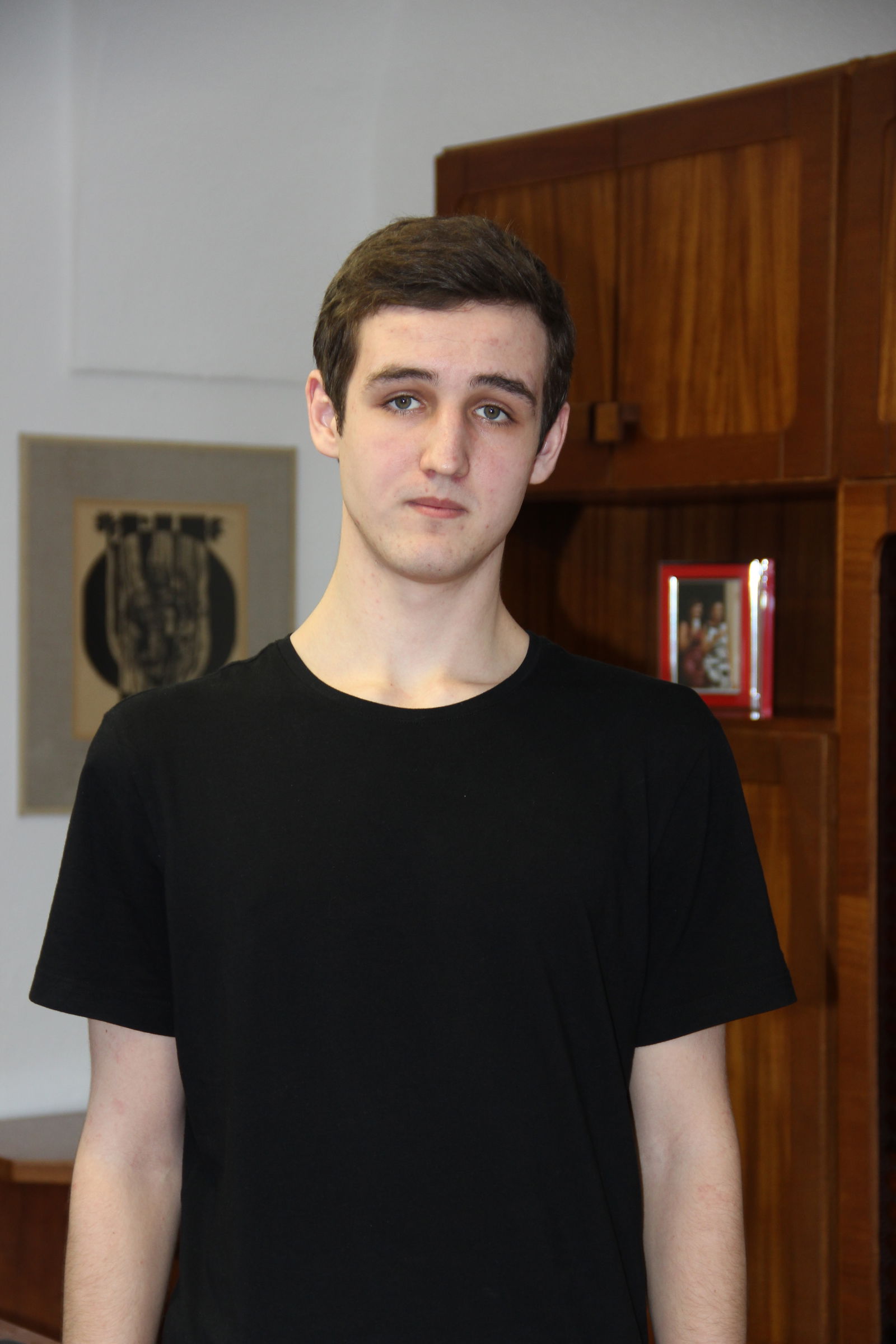 Jonáš Bruta - student Klvaňova gymnázia