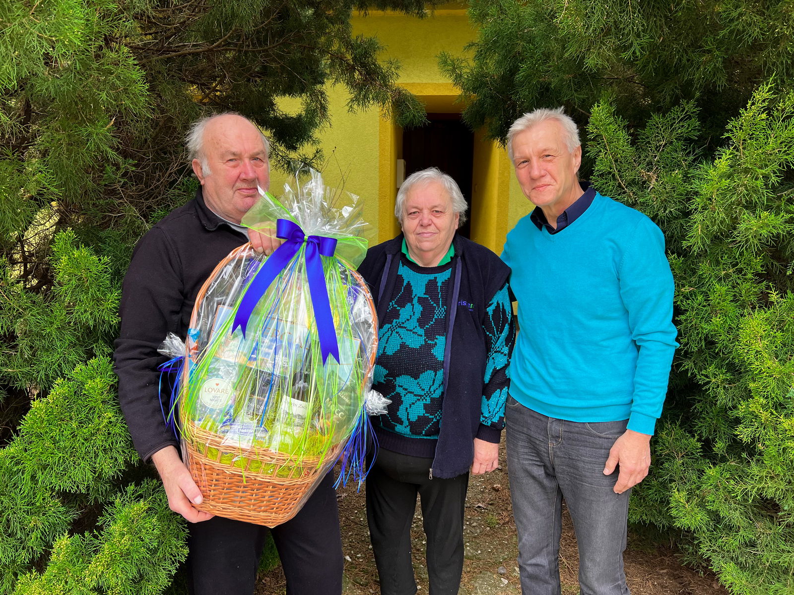 Manželé Ševčíkovi s místostarostou Kyjova Kamilem Filípkem.