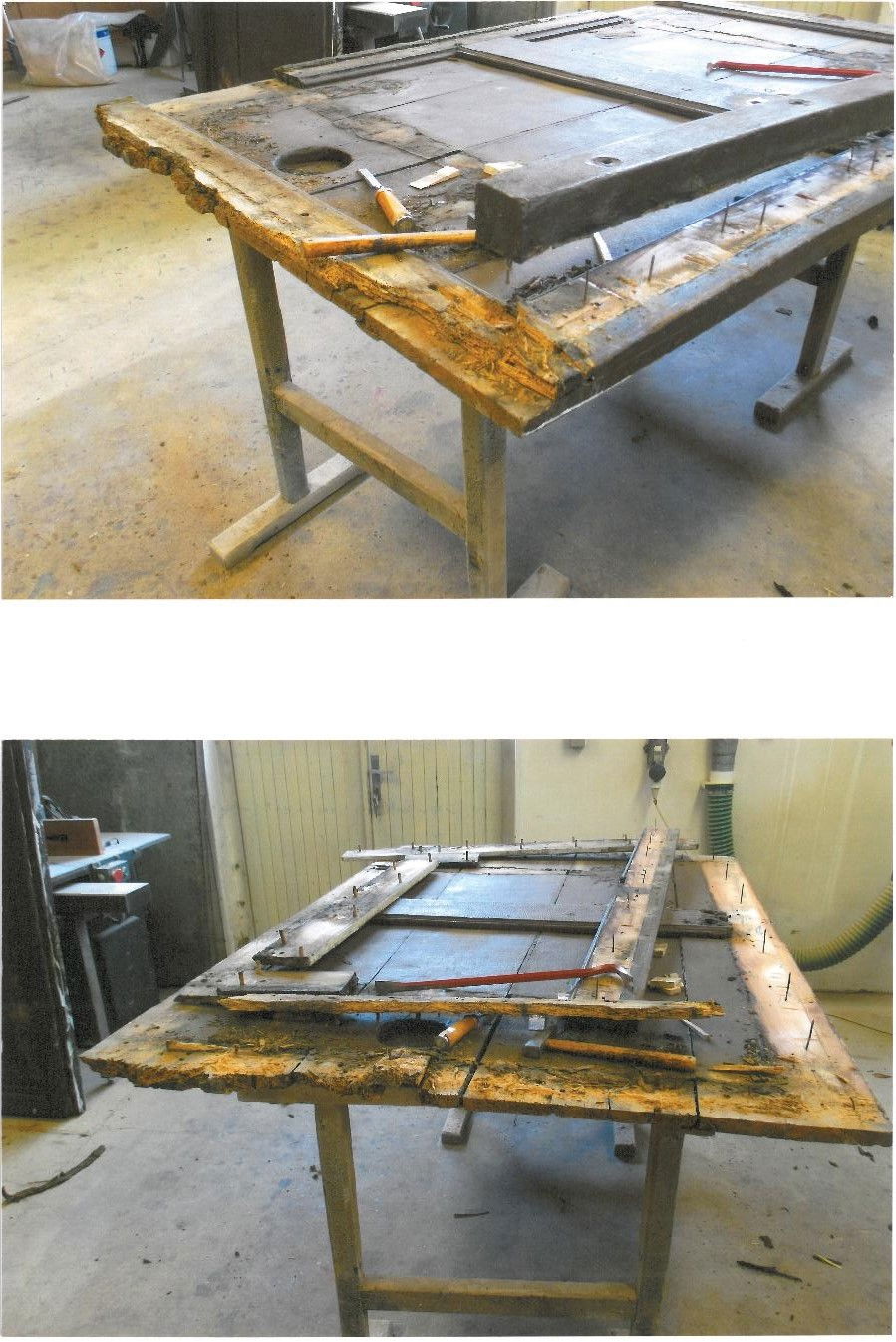 Proces celkové rekonstrukce dveří