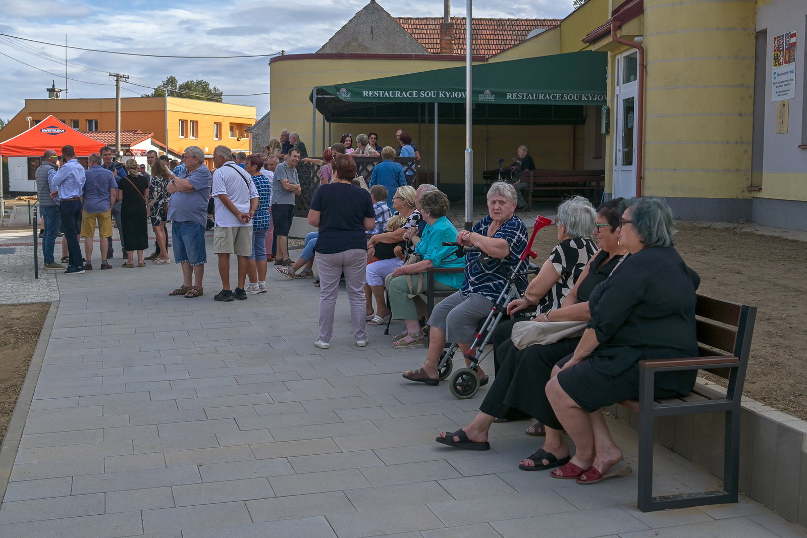 Slavnostní otevření revitalizovaného prostoru před Otínem