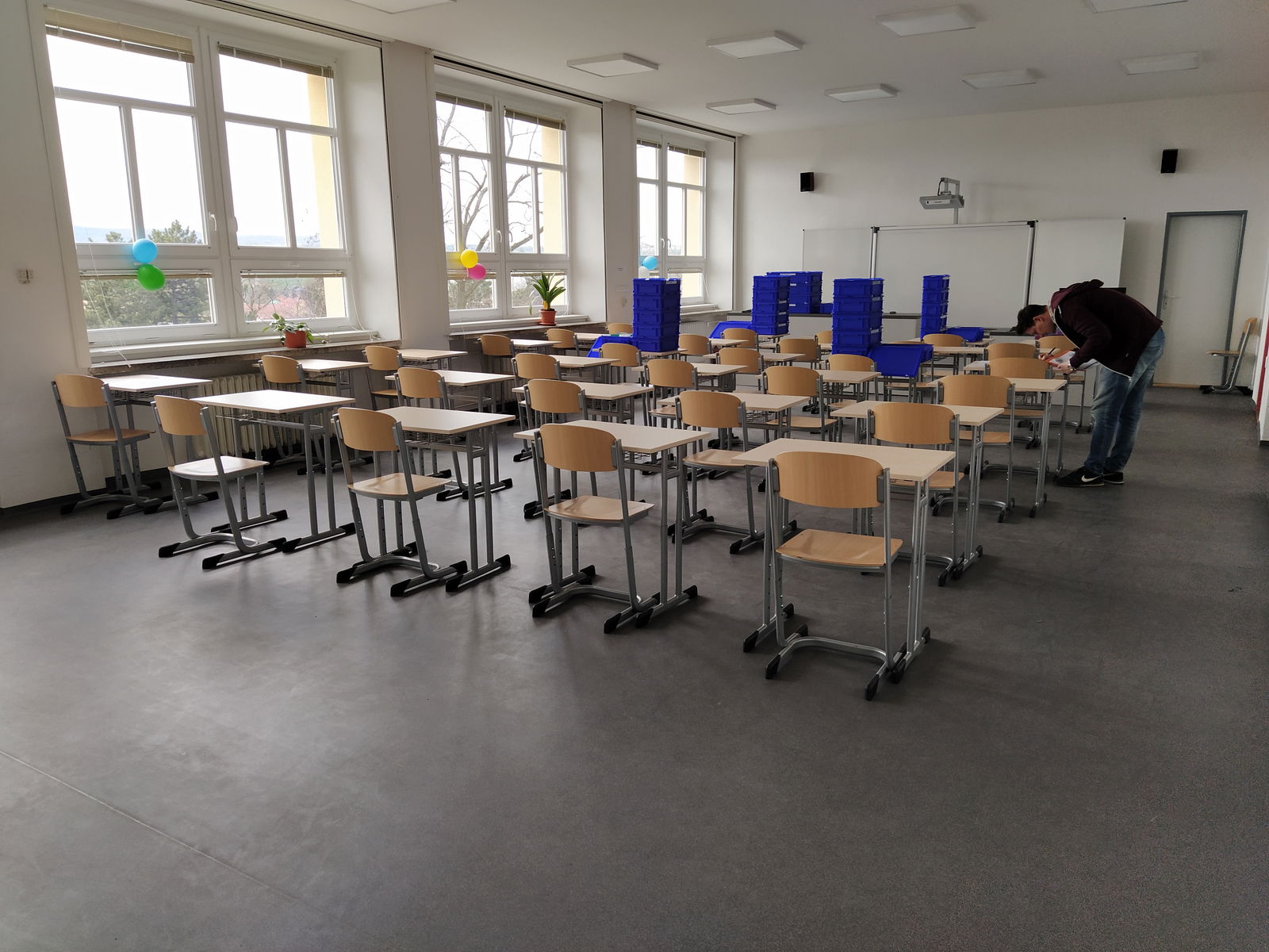 Rekonstrukce na základní škole J.A. Komenského