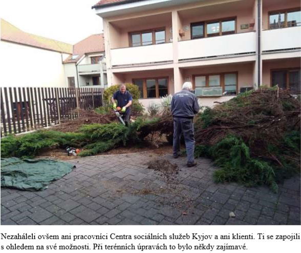 Zapojení zaměstanců Centra sociálních služeb