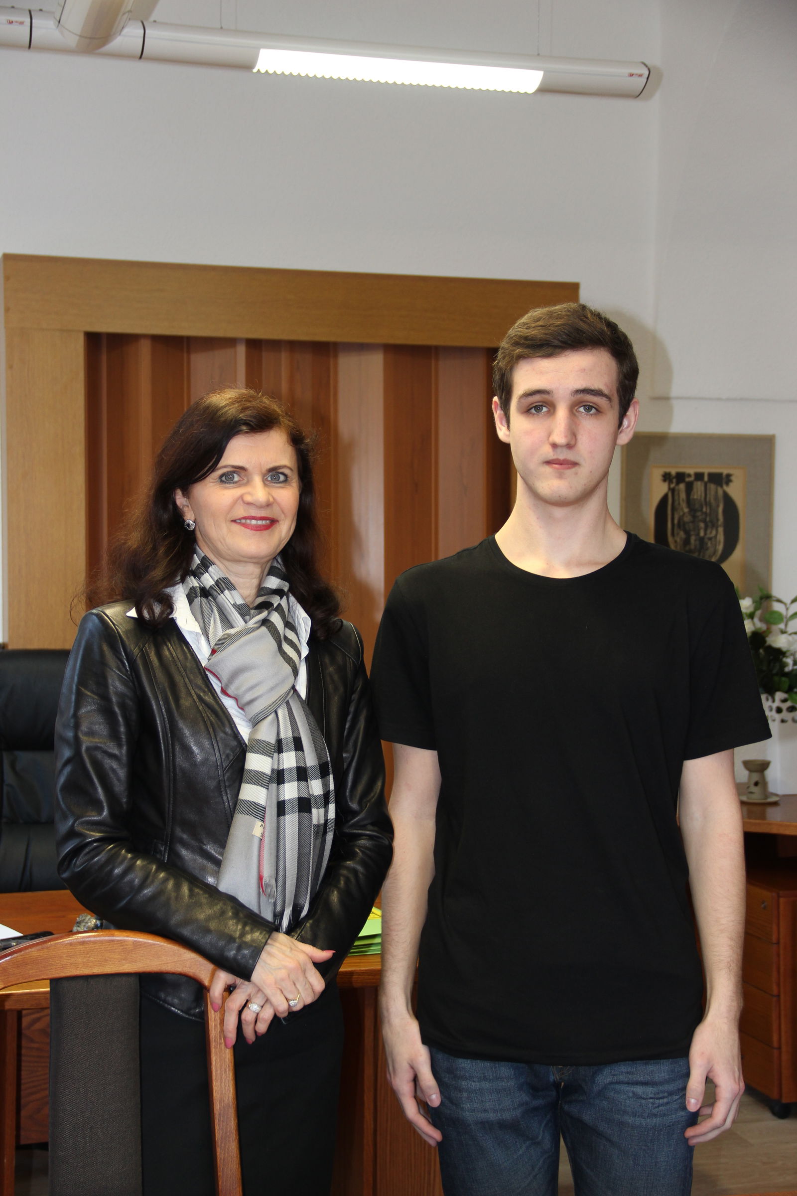 Paní ředitelka KGK společně s Jonášem Brutou