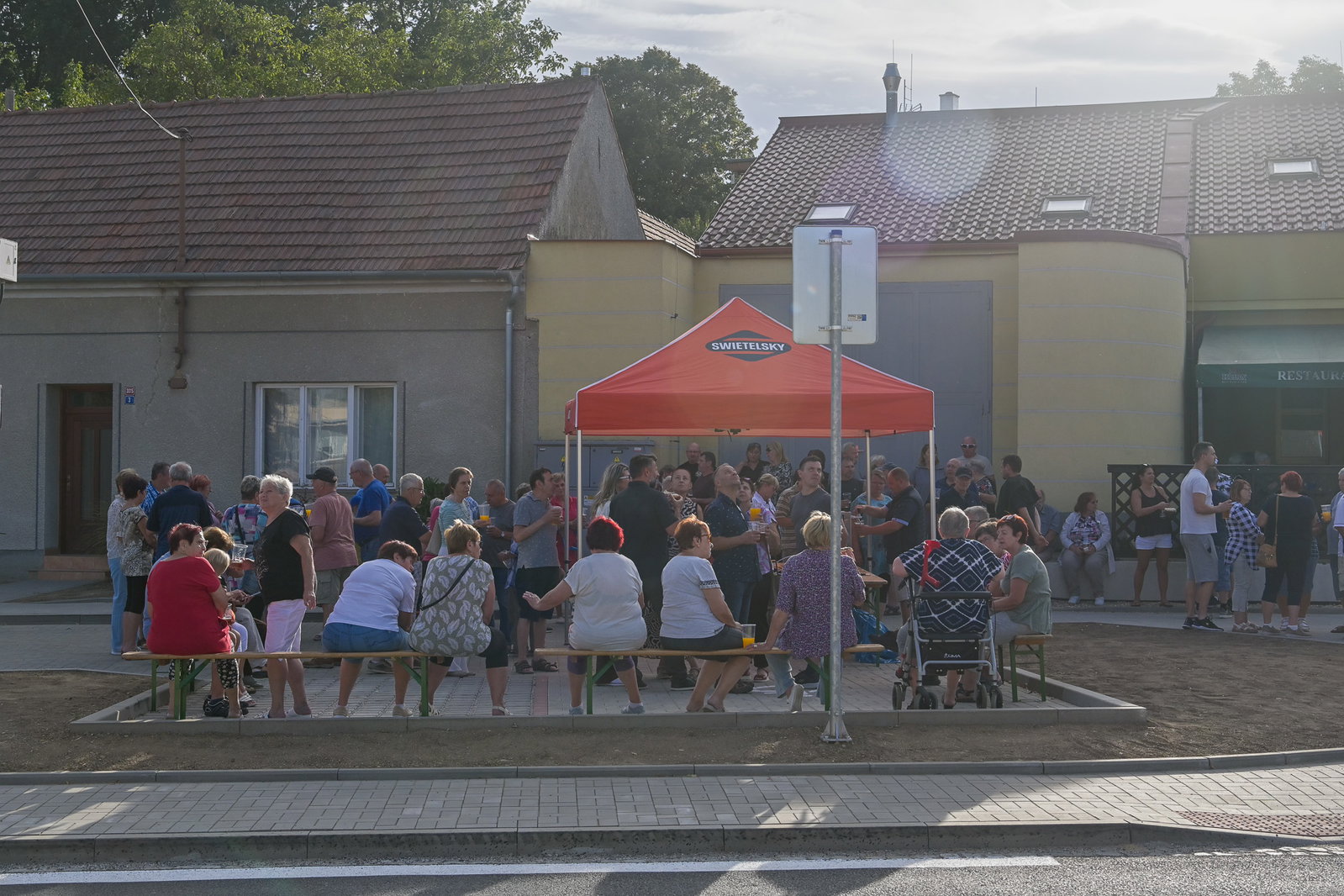 Slavnostní otevření revitalizovaného prostoru před Otínem