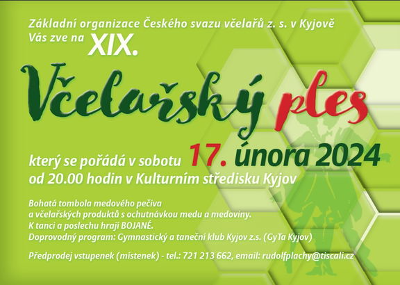 17.2. včelařský ples