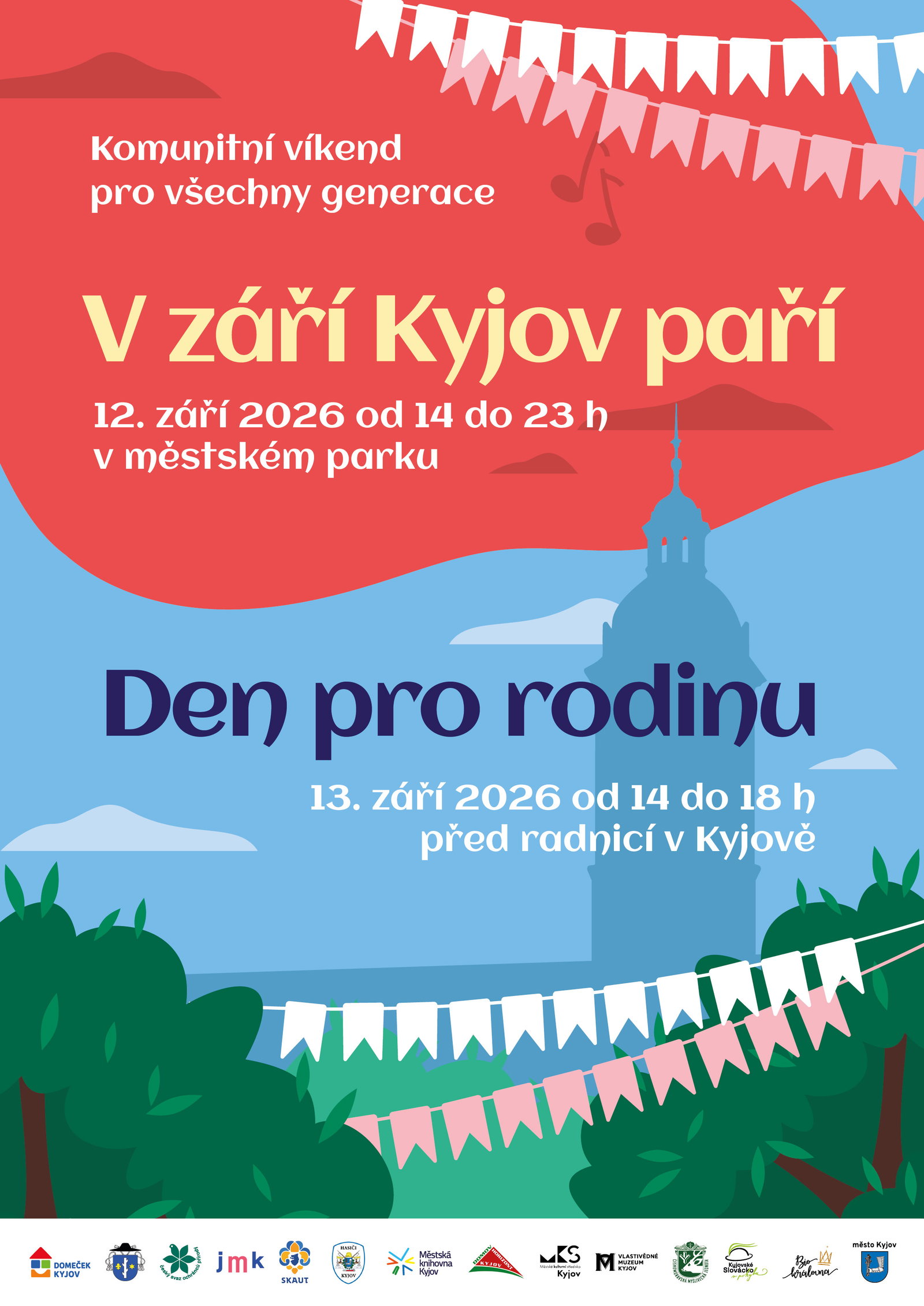 Víkend 12.– 13. září bude v Kyjově patřit sousedům a rodinám