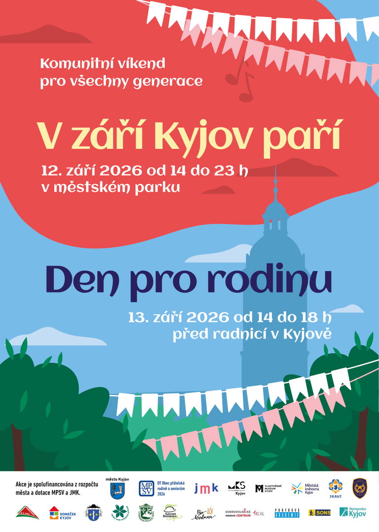 Víkend 12. – 13. září bude v Kyjově patřit sousedům a rodinám