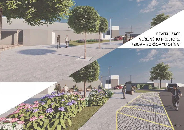 Revitalizace verej. prostor_Kyjov_Borsov_U Otina_uprava