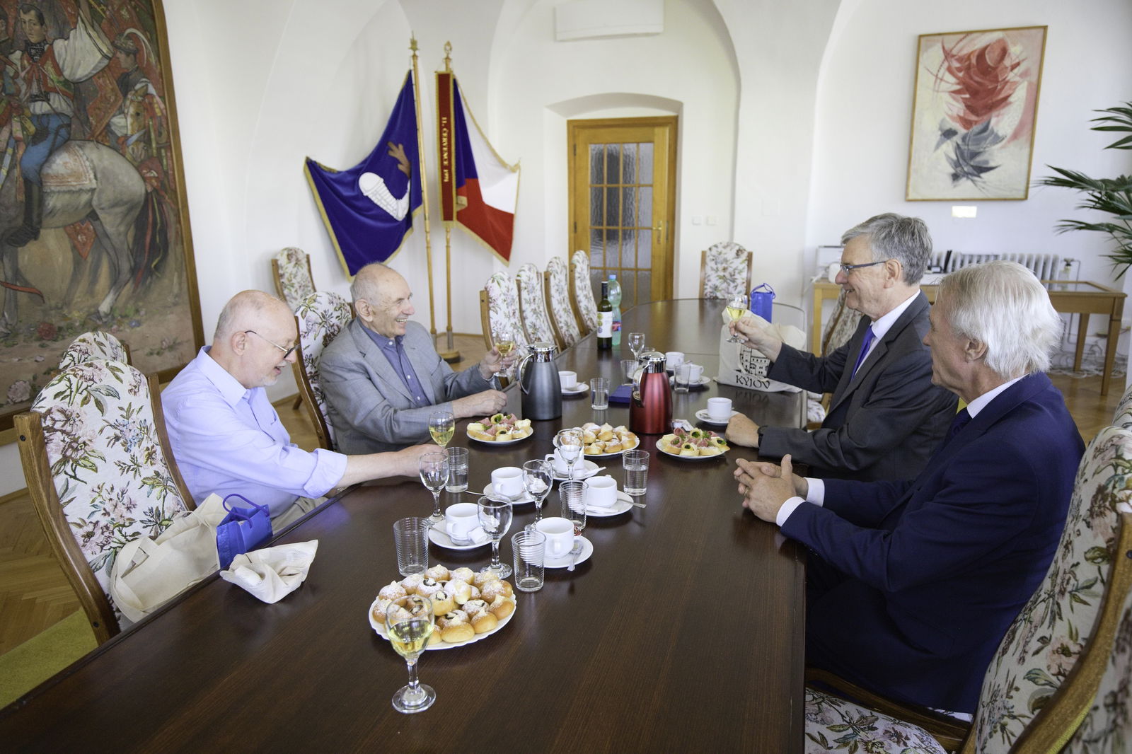 Odhalení pamětní desky Ernesta Lea Schneidera