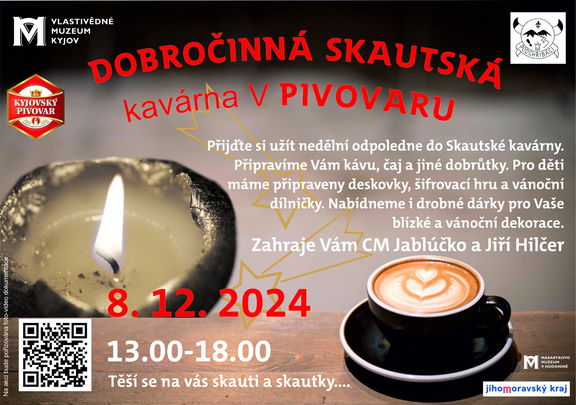 Skautská kavárna v pivovaru 2024