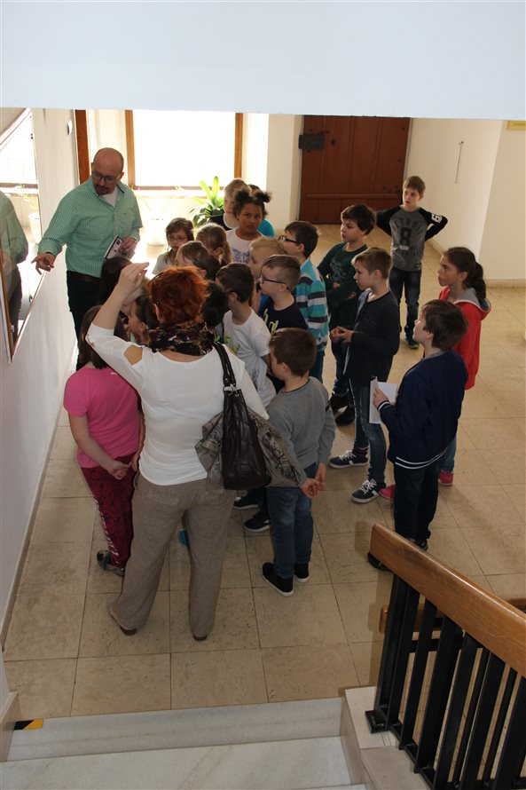 Děti na návštěvě radnice města Kyjova