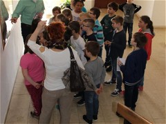 Děti na návštěvě radnice města Kyjova