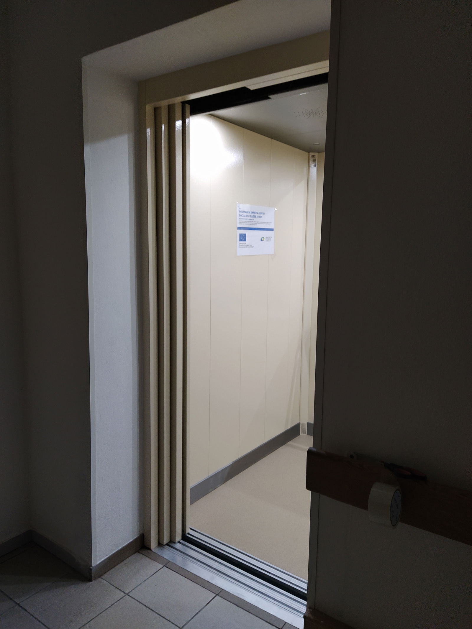 Odstranění bariér v Centru sociálních služeb Kyjov