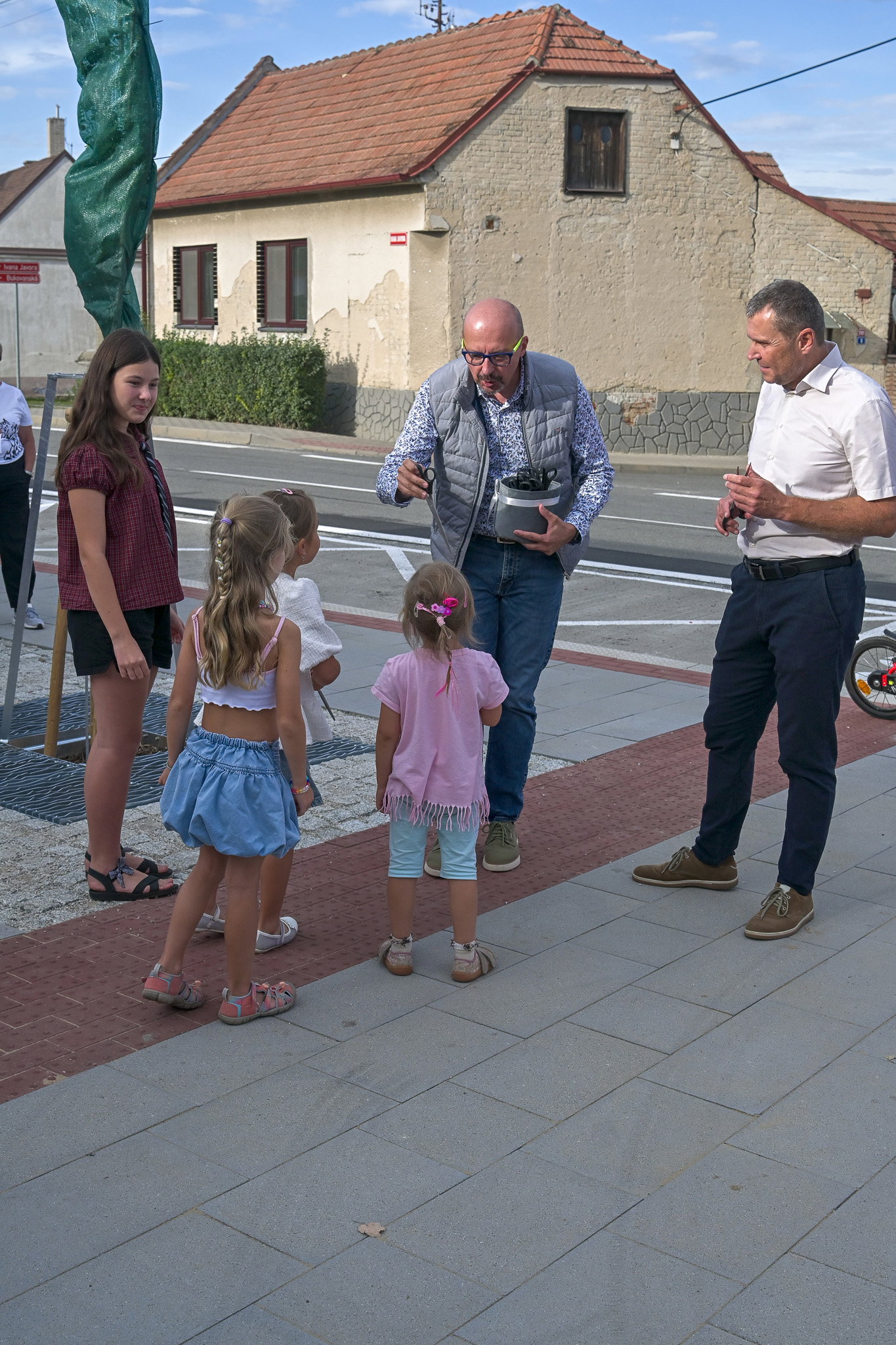Slavnostní otevření revitalizovaného prostoru před Otínem