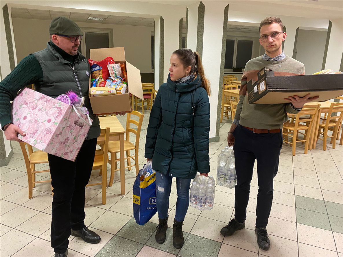 Do Kyjova přijeli lidi z Ukrajiny