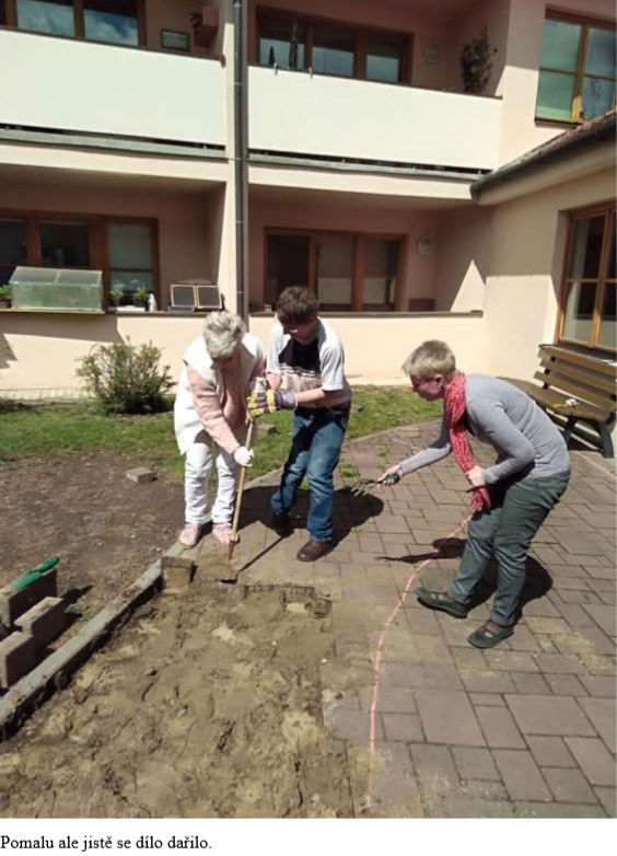 Odstranění staré dlažby